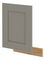 Dvířka na vestavnou myčku nádobí Lucid ZM 446 x 570 (dub artisan + claygrey)