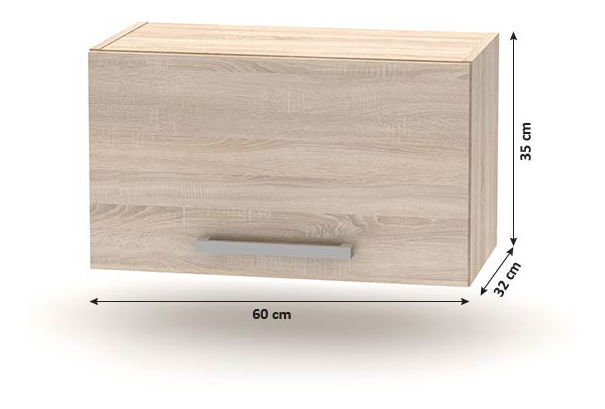 Kuchyň Noliana 240 cm (dub sonoma)