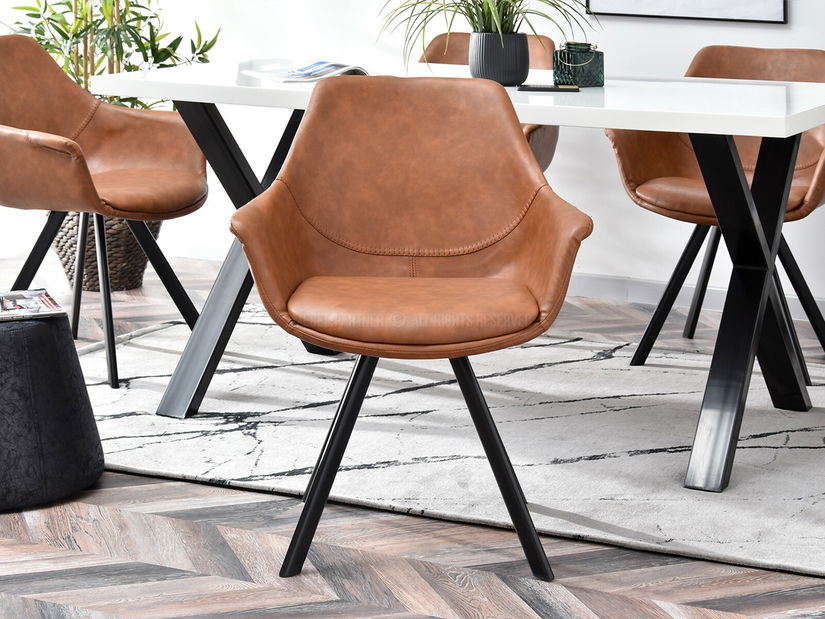 Židle Mirabell (hnědá + černá)