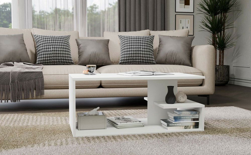 Konferenční stolek Disfruta 1 (bílá)