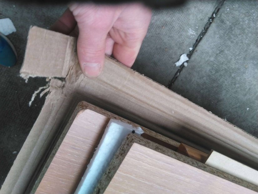 Potravinová kuchyňská skříň Leite MDF klasik S60LO *bazár