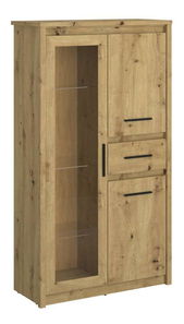 Vitrína IRON (dub artisan)