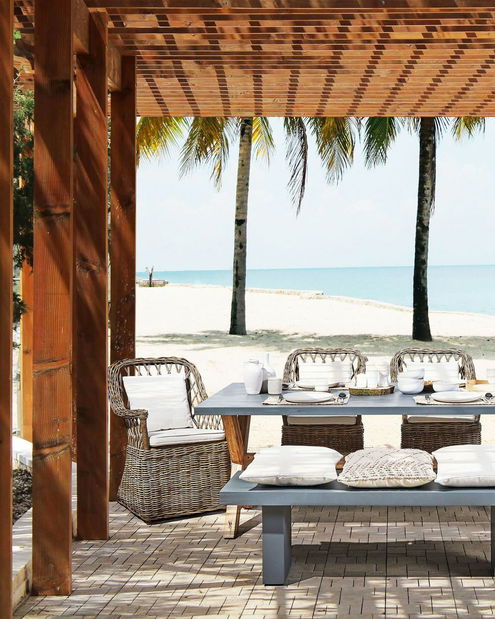 Zahradní křeslo Marza (béžová)