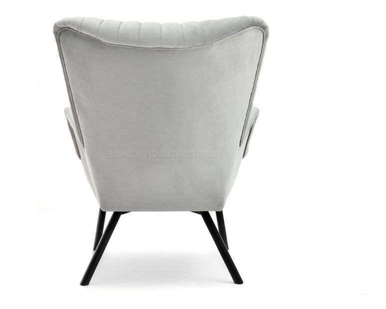 Designové křeslo Lanzaris (šedá + zlatá)