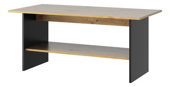 Konferenční stolek Bobbie (dub artisan + černá)