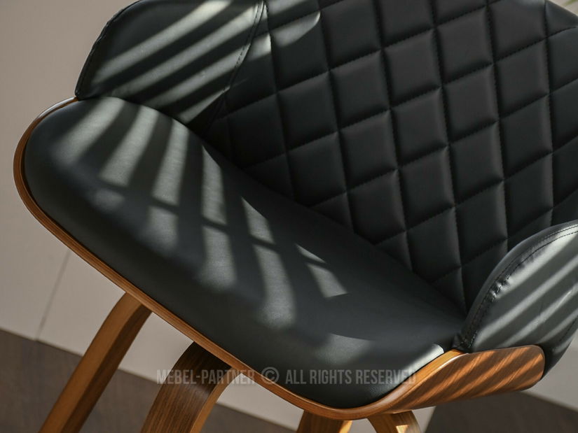 Barová židle Samriano (černá)