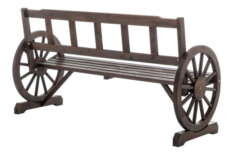 Zahradní lavička Sibu 2 (hnědá)