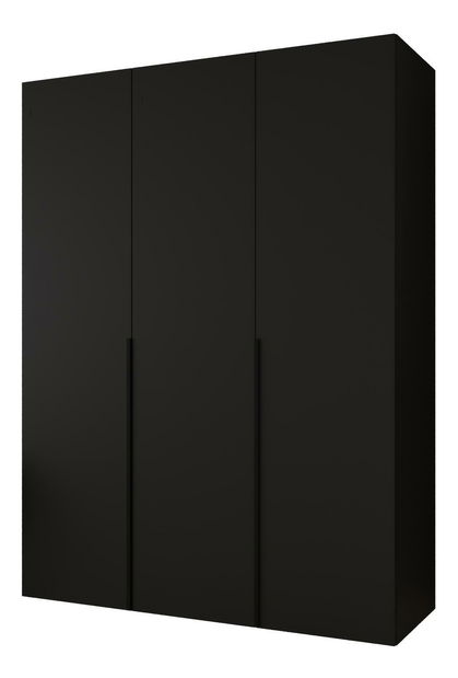 Šatní skříň 150 cm Alice 1 (černá + černá)