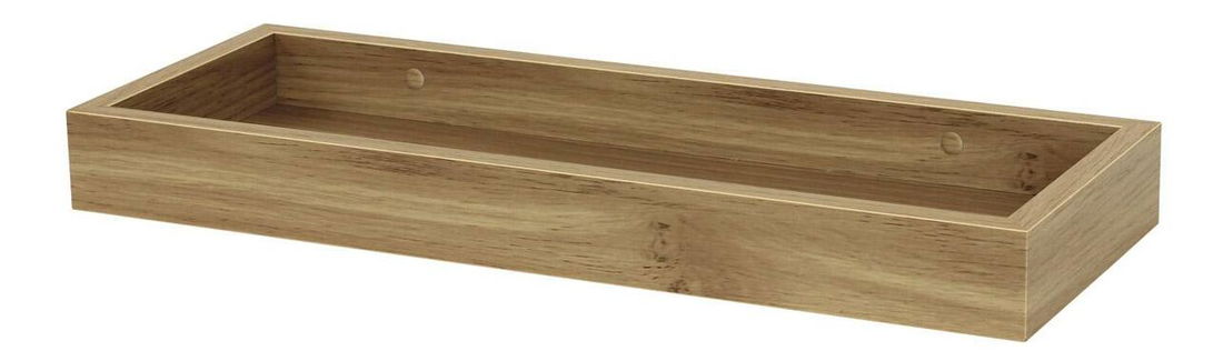 Nástěnná police Plastico (dub)