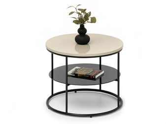 Konferenční stolek Relevista (béžová + černá)