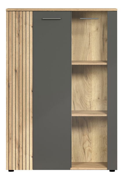 Vitrína Esferas 3 (grafit + dub evoke)