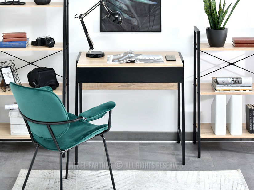 PC stolek Norway (dub + černá)