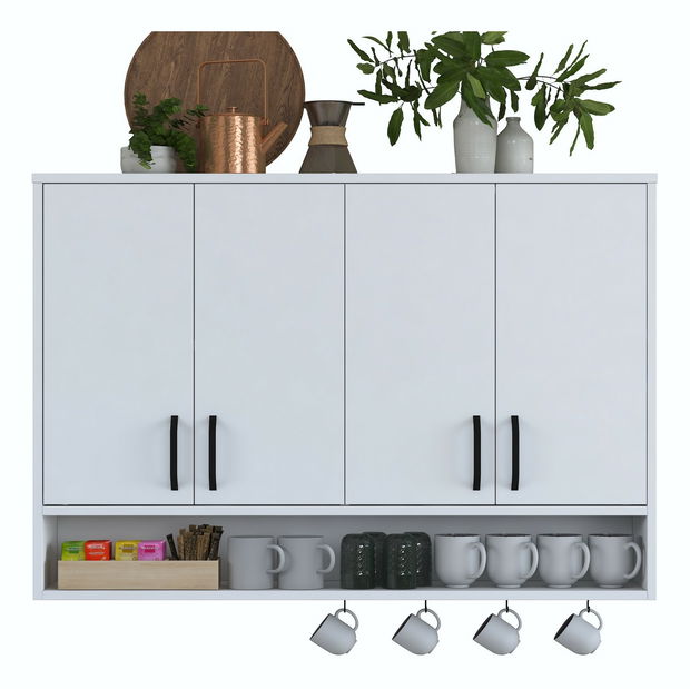 Kuchyňská horní skříňka Jeano (bílá)