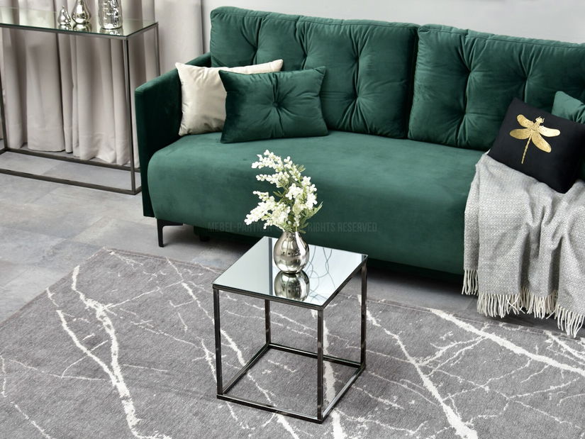 Konferenční stolek Bella S (chromová + černá)