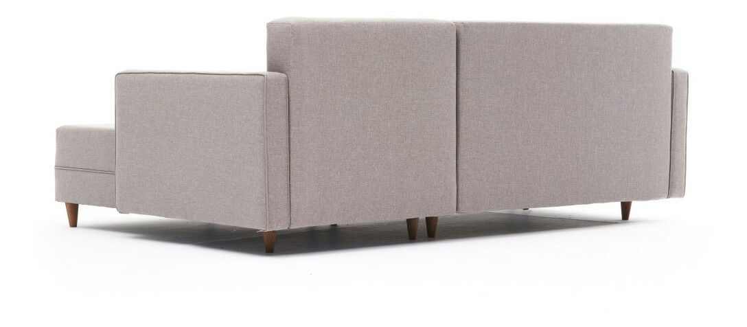 Rohová sedací souprava Adam (P) (Krémová)