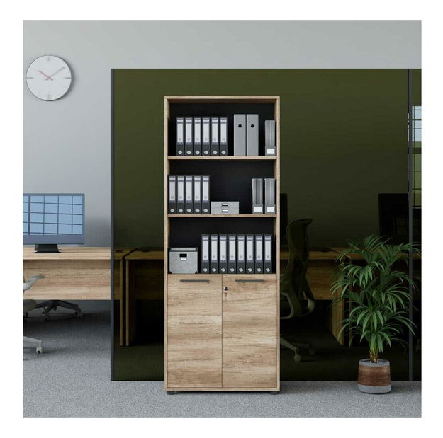 Regál Nimue (ořech světlý)