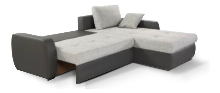 Rohová sedací souprava Rocca (L/P) šedá