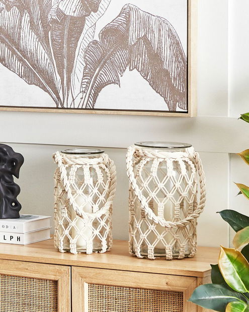 Svícen 31 cm Jalza (bílá)