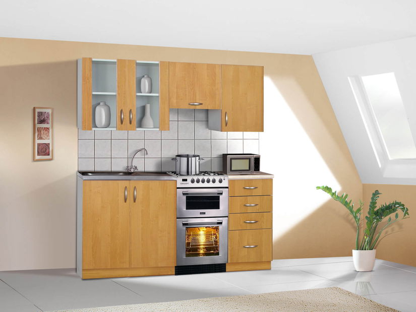 Horní kuchynský regál Sylrona 30 G 60 ZAK (bilá)