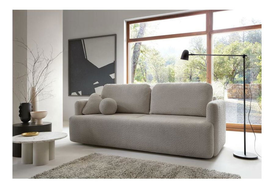 Pohovka třísedačka Linaki (světlobéžová)