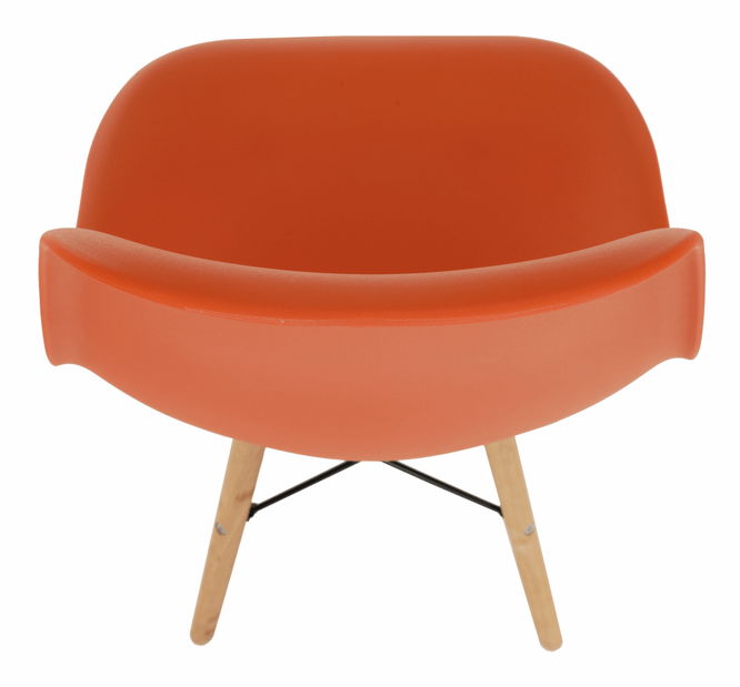 Set 2 ks. jídelních židlí Cisi 3 (oranžová) *výprodej