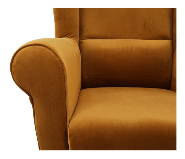 Křeslo ušák Charlie (hořčicová)