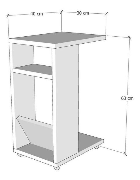 Příruční stolek Feliz (mramor světlý)