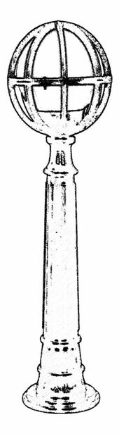 Venkovní podlahové svítidlo Sioned (černá + bílá)