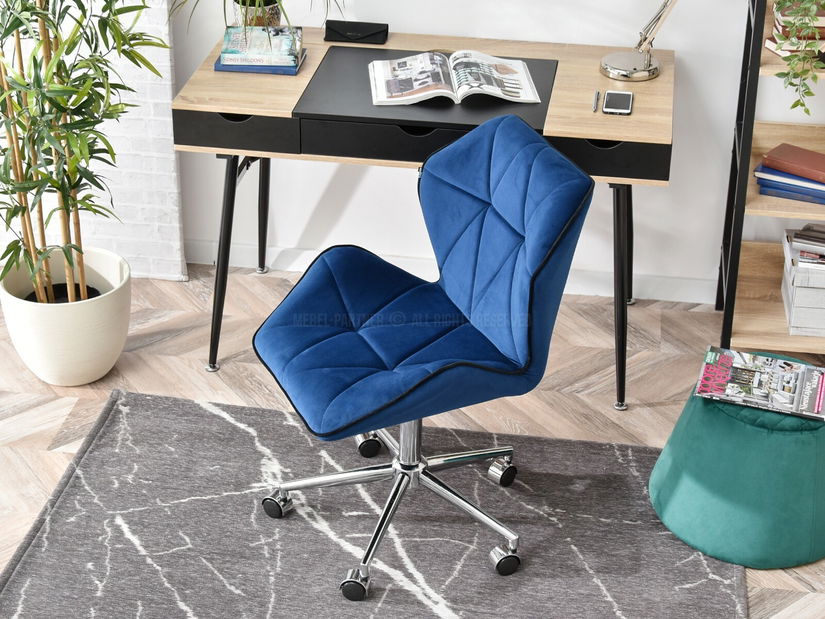 Křeslo Velma M (námořnická + černá)