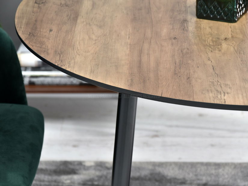 Jídelní stůl Verda (ořech + černá)