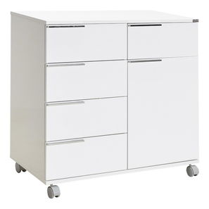 Komoda na kolečkách Aderyn 2 (bílá)