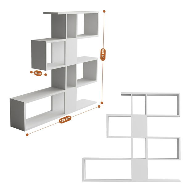 Regál Karci 2 (bílá)