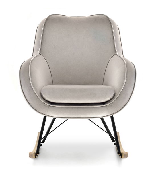 Houpací křeslo Coccolisimo (béžová + černá)