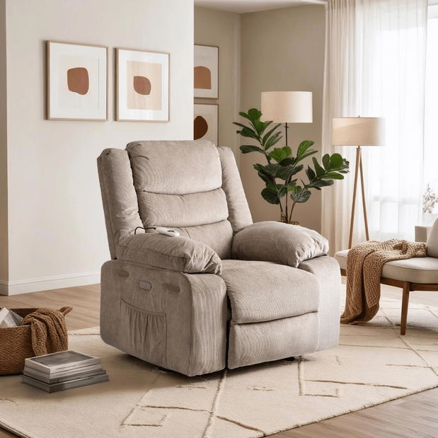  Masážní křeslo Jornaleros (béžová)