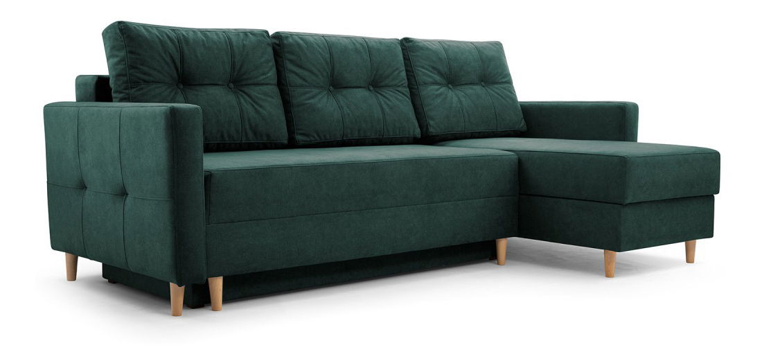 Rohová sedacia súprava Meshire (zelená) (P)