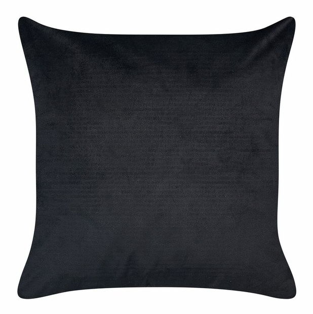 Sada 2 ozdobných polštářů 45 x 45 cm Yuzza (černá)