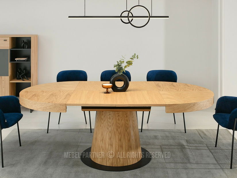 Jídelní stůl Automoviles (dub + černá)