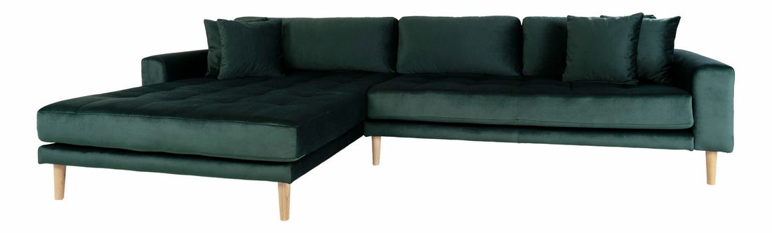 Rohová sedací souprava (L) Lvaveriaora (zelená)
