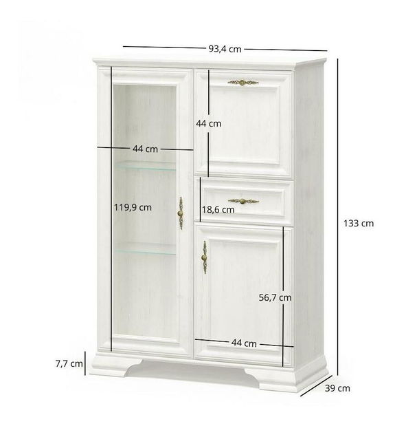 Barová skříňka Incantatos (borovice andersen)