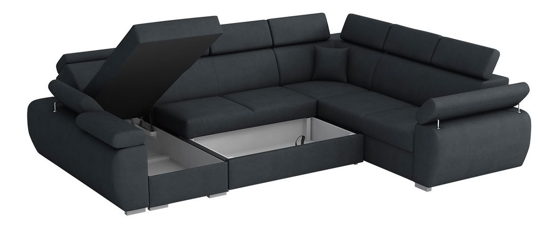 Rohová sedací souprava Gozo U (světle šedá)