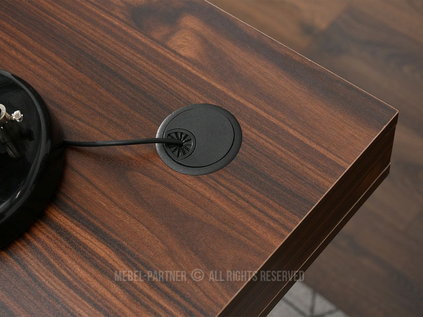 PC stolek Osto 120 (ořech + černá)