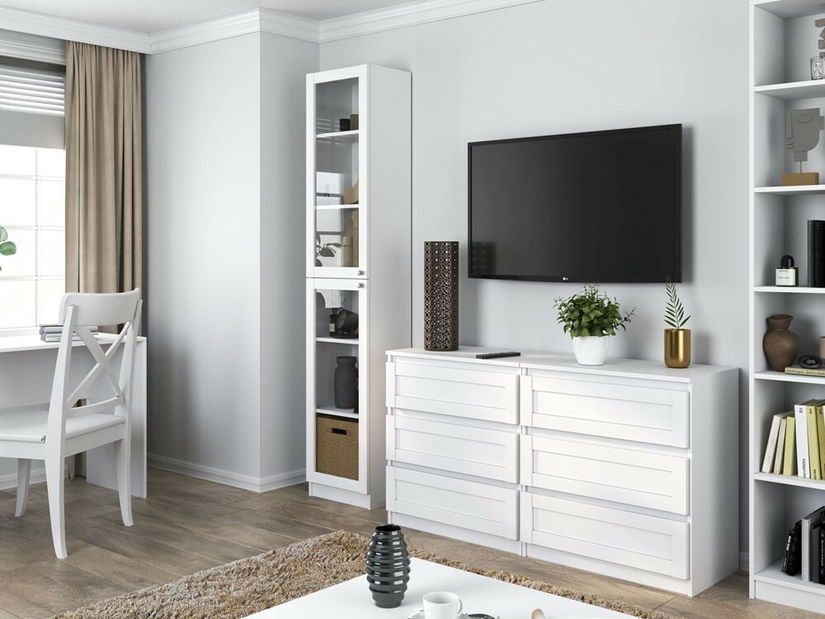 Vitrína Preposso 1 (bílá)