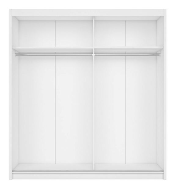 Šatní skříň BRW Elda F38/200/8 (bílá)