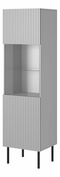 Vitrína Asania (černá + šedá)
