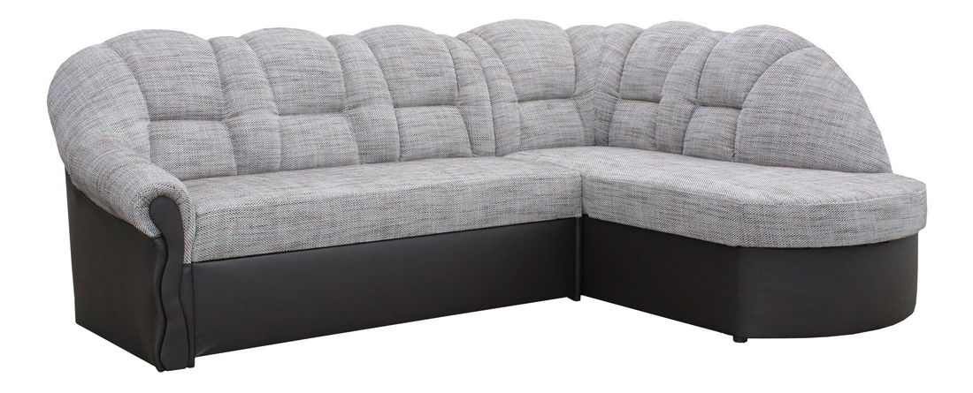 Rohová sedací souprava Forza (světle hnědá + tmavě hnědá) (P)