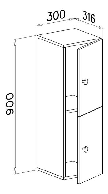 Koupelna typ 06 Carman (dub artisan)