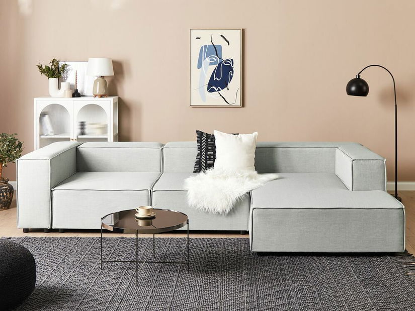 Rohová sedací souprava Afrika (len šedá) (L)