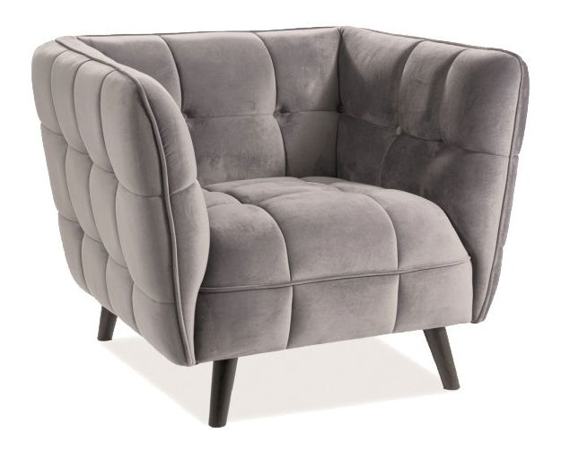 Křeslo Carmine (šedá)