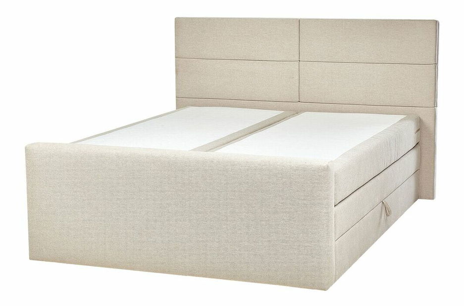 Manželská postel 160 cm Aoyun (šedá) (s roštem a matrací) (s úl. prostorem)