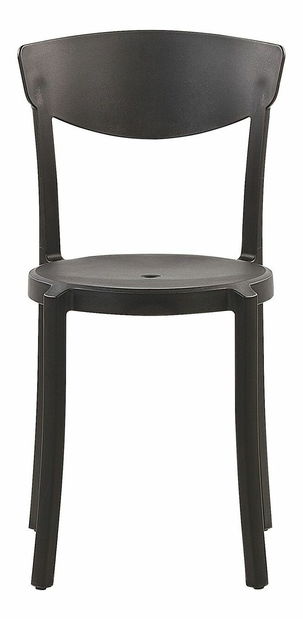 Set 4 ks. jídelních židlí Valerie (černá)